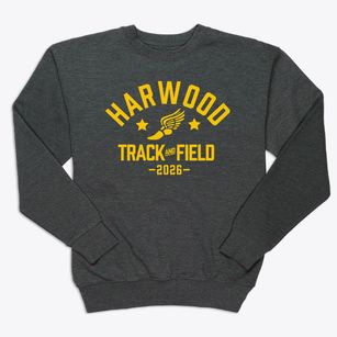 Harwood Elementary School Track and Field Premium Crewneck Sweatshirt