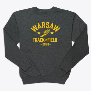 Warsaw High School Track and Field Premium Crewneck Sweatshirt