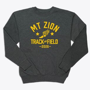 Mt Zion Bible School Track and Field Premium Crewneck Sweatshirt