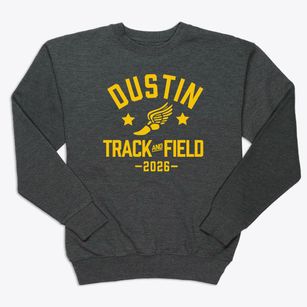 Dustin Public School Track and Field Premium Crewneck Sweatshirt