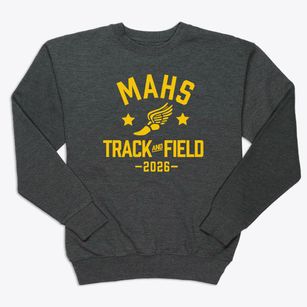 Memphis Academy Of Health Sciences Track and Field Premium Crewneck Sweatshirt