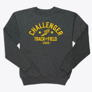 Challenger Elementary School Track and Field Premium Crewneck Sweatshirt