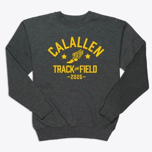 Calallen Middle School Track and Field Premium Crewneck Sweatshirt