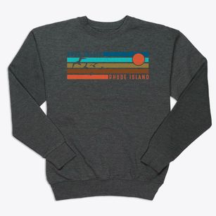 Hope Valley Rhode Island Blissful Sunset Premium Crewneck Sweatshirt