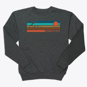 Danbury Connecticut Blissful Sunset Premium Crewneck Sweatshirt