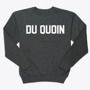 Du Quoin Illinois Classic Block Premium Crewneck Sweatshirt