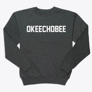 Okeechobee Florida Classic Block Premium Crewneck Sweatshirt