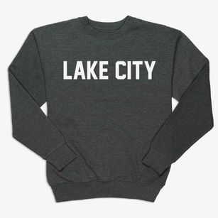 Lake City Minnesota Classic Block Premium Crewneck Sweatshirt