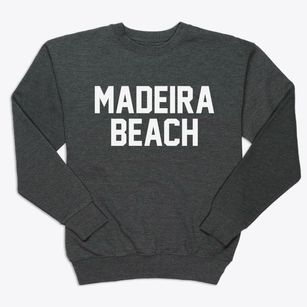 Madeira Beach Florida Classic Block Premium Crewneck Sweatshirt