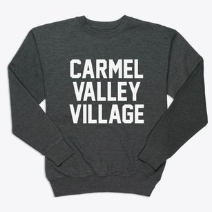 Carmel Valley Village California Classic Block Premium Crewneck Sweatshirt