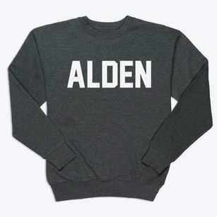 Alden Wisconsin Classic Block Premium Crewneck Sweatshirt