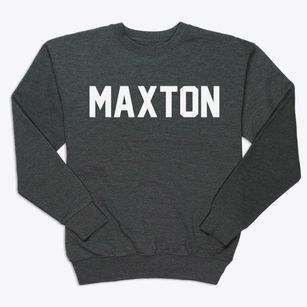 Maxton North Carolina Classic Block Premium Crewneck Sweatshirt