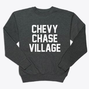 Chevy Chase Village Maryland Classic Block Premium Crewneck Sweatshirt