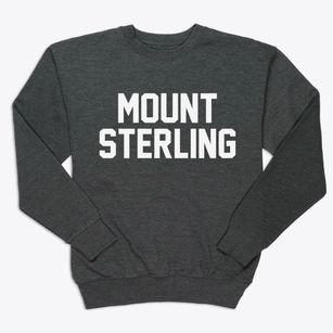 Mount Sterling Illinois Classic Block Premium Crewneck Sweatshirt
