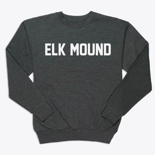 Elk Mound Wisconsin Classic Block Premium Crewneck Sweatshirt