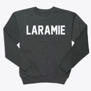 Laramie Wyoming Classic Block Premium Crewneck Sweatshirt