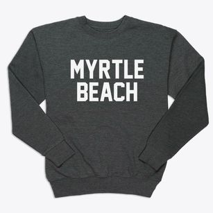 Myrtle Beach South Carolina Classic Block Premium Crewneck Sweatshirt