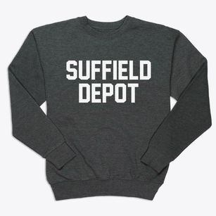 Suffield Depot Connecticut Classic Block Premium Crewneck Sweatshirt