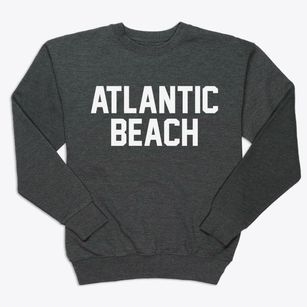 Atlantic Beach North Carolina Classic Block Premium Crewneck Sweatshirt