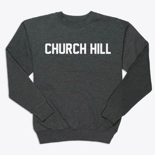 Church Hill Pennsylvania Classic Block Premium Crewneck Sweatshirt