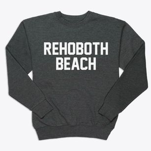 Rehoboth Beach Delaware Classic Block Premium Crewneck Sweatshirt