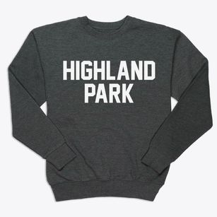 Highland Park Illinois Classic Block Premium Crewneck Sweatshirt