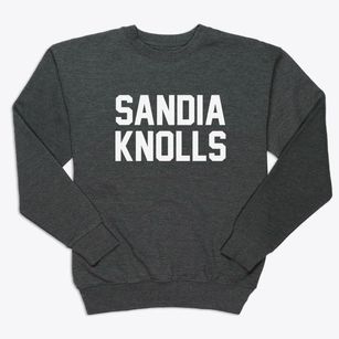 Sandia Knolls New Mexico Classic Block Premium Crewneck Sweatshirt