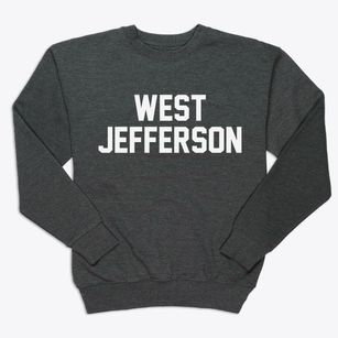 West Jefferson North Carolina Classic Block Premium Crewneck Sweatshirt