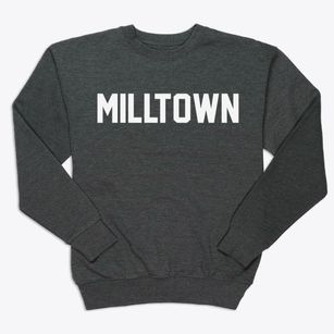 Milltown Wisconsin Classic Block Premium Crewneck Sweatshirt