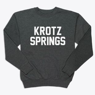 Krotz Springs Louisiana Classic Block Premium Crewneck Sweatshirt