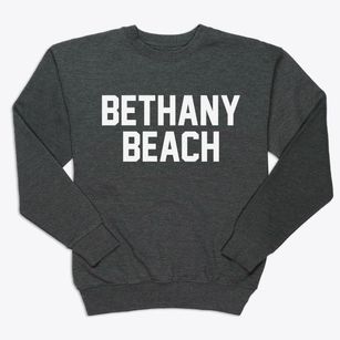 Bethany Beach Delaware Classic Block Premium Crewneck Sweatshirt