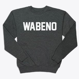 Wabeno Wisconsin Classic Block Premium Crewneck Sweatshirt
