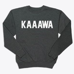 Kaaawa Hawaii Classic Block Premium Crewneck Sweatshirt