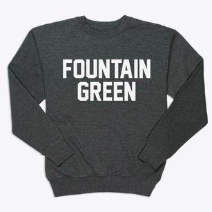 Fountain Green Utah Classic Block Premium Crewneck Sweatshirt