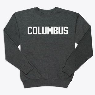 Columbus New York Classic Block Premium Crewneck Sweatshirt