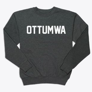 Ottumwa Iowa Classic Block Premium Crewneck Sweatshirt