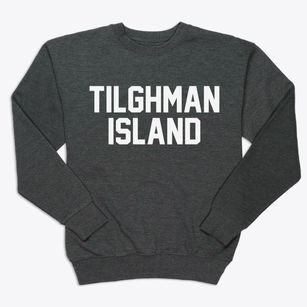 Tilghman Island Maryland Classic Block Premium Crewneck Sweatshirt