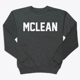 Mclean Texas Classic Block Premium Crewneck Sweatshirt