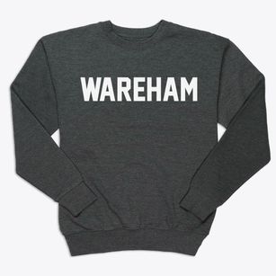 Wareham Massachusetts Classic Block Premium Crewneck Sweatshirt
