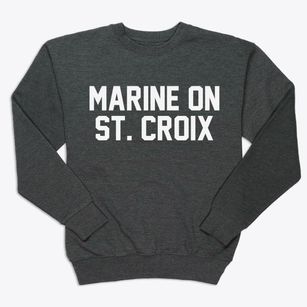 Marine On St. Croix Minnesota Classic Block Premium Crewneck Sweatshirt