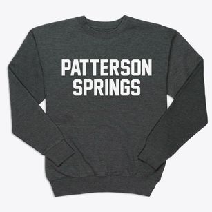 Patterson Springs North Carolina Classic Block Premium Crewneck Sweatshirt