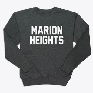 Marion Heights Pennsylvania Classic Block Premium Crewneck Sweatshirt
