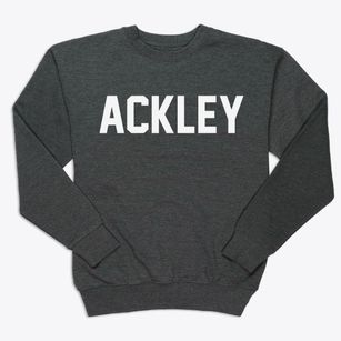 Ackley Wisconsin Classic Block Premium Crewneck Sweatshirt