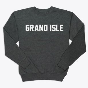 Grand Isle Maine Classic Block Premium Crewneck Sweatshirt