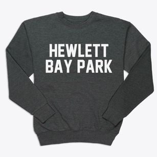 Hewlett Bay Park New York Classic Block Premium Crewneck Sweatshirt