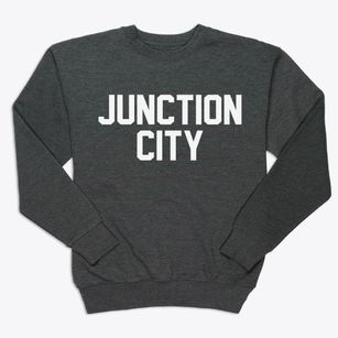 Junction City Wisconsin Classic Block Premium Crewneck Sweatshirt
