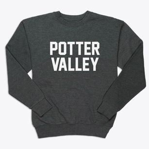 Potter Valley California Classic Block Premium Crewneck Sweatshirt
