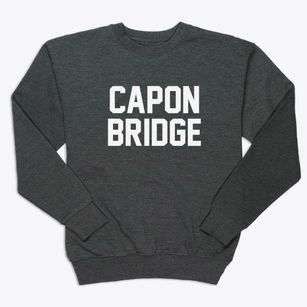 Capon Bridge West Virginia Classic Block Premium Crewneck Sweatshirt