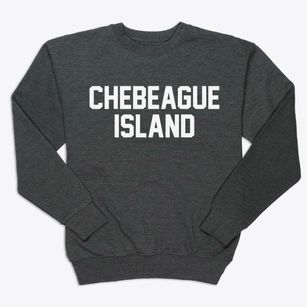 Chebeague Island Maine Classic Block Premium Crewneck Sweatshirt