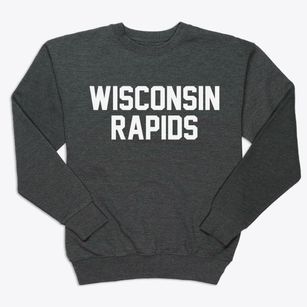 Wisconsin Rapids Wisconsin Classic Block Premium Crewneck Sweatshirt